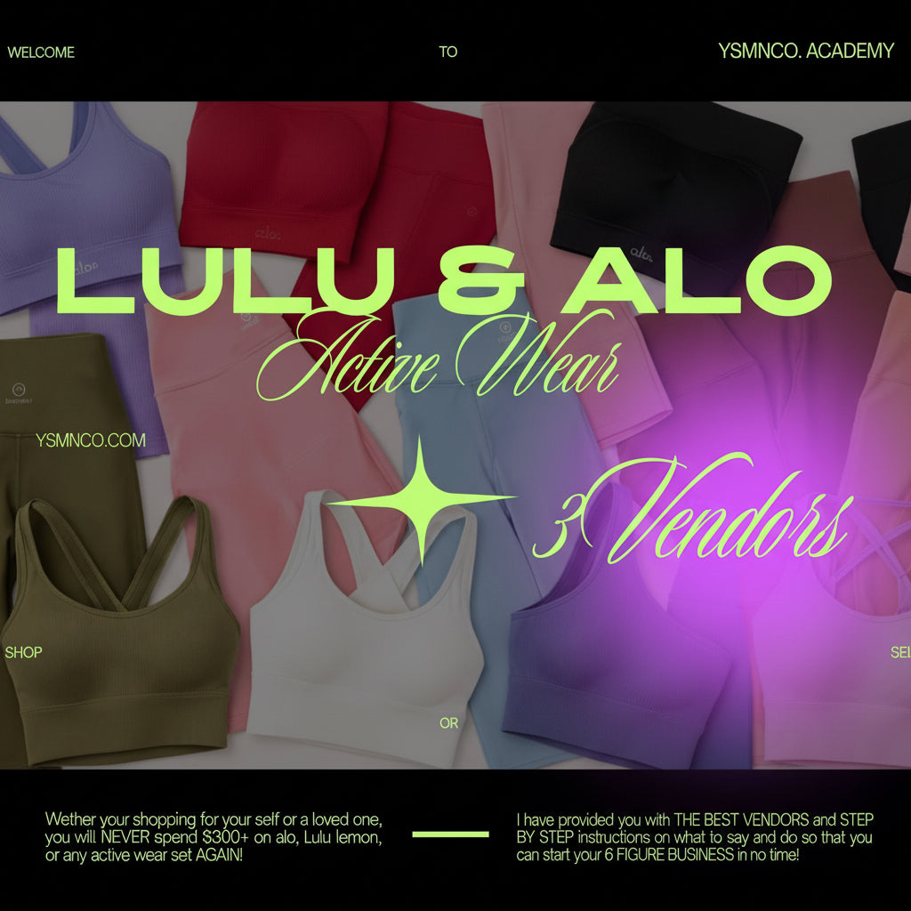ALO|LULU VENDOR LIST