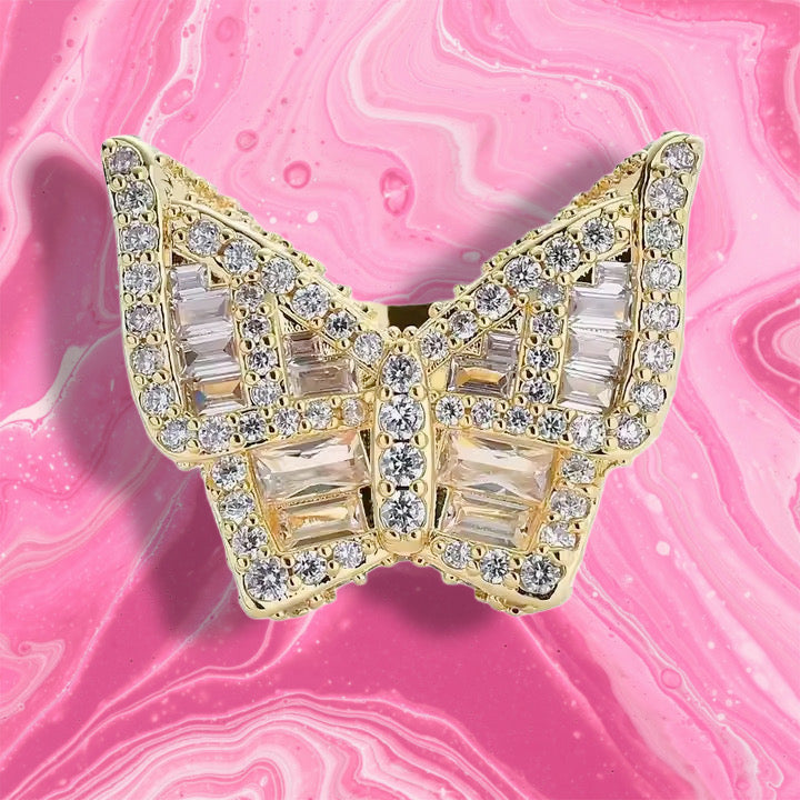 BUTTERFLY DMND RING