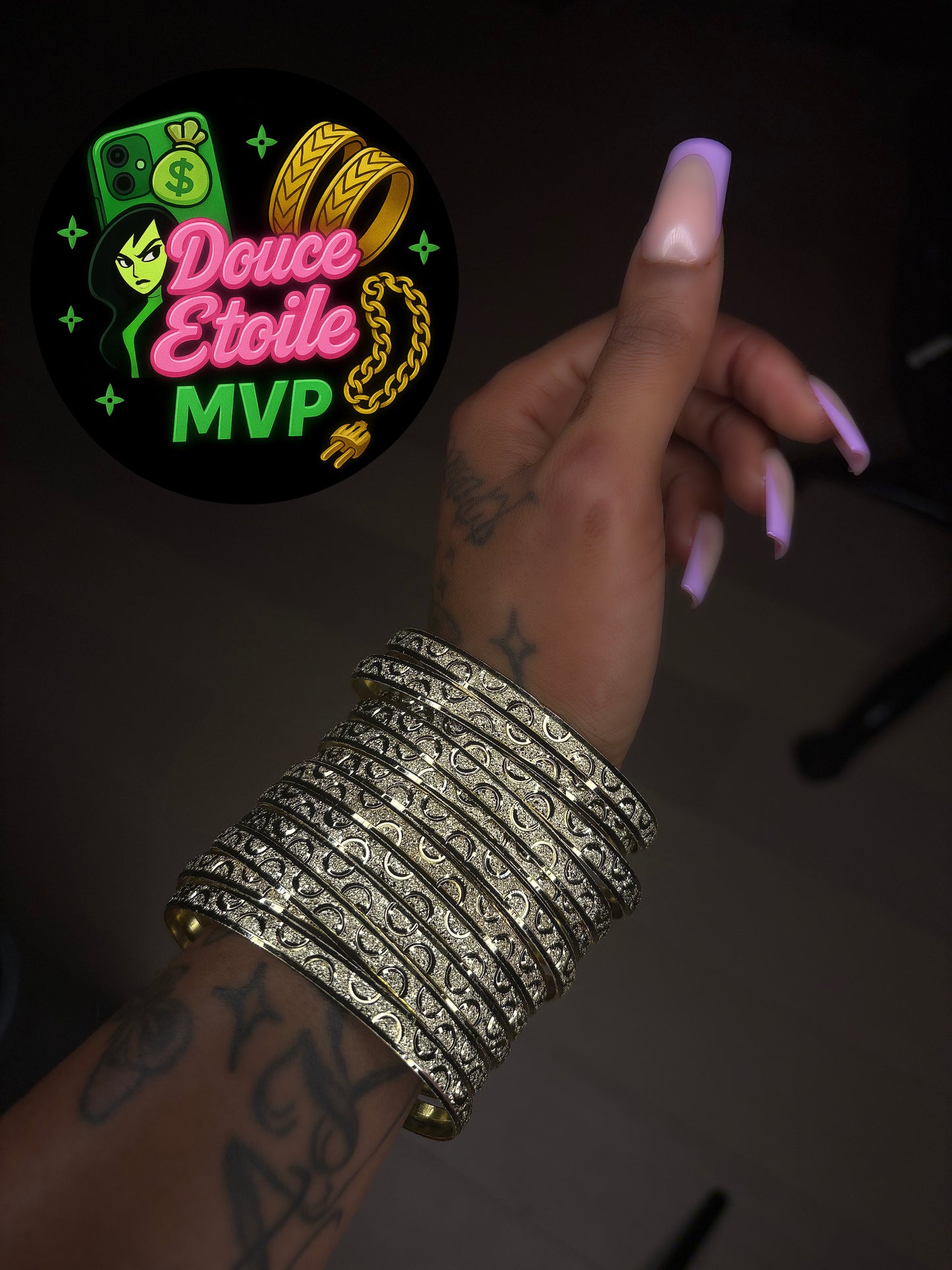 SLIM ETOILE BANGLES