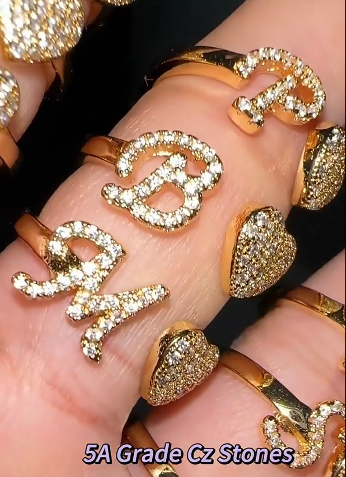 Love Me Initial Ring