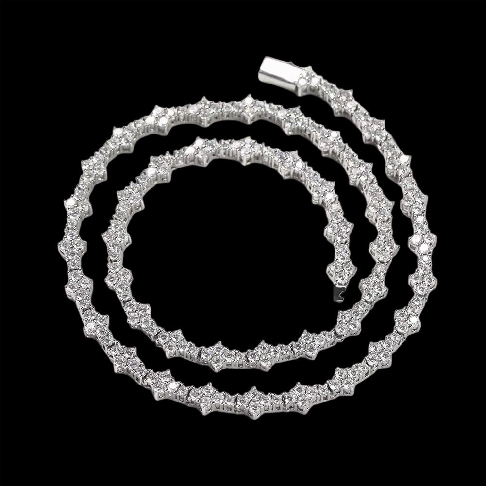 DAINTY DMND CROSS NECKLACE