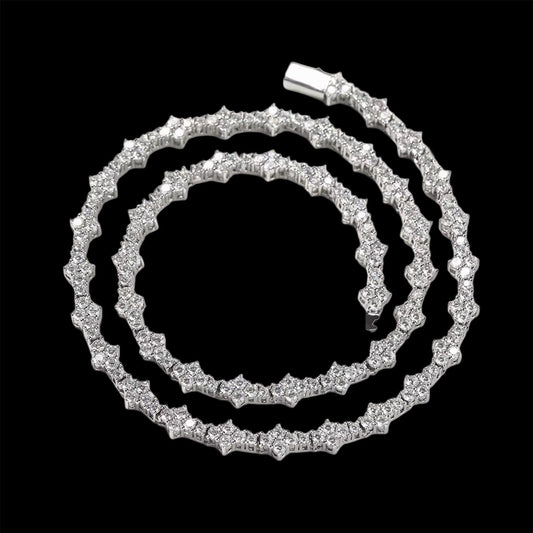 DAINTY DMND CROSS NECKLACE